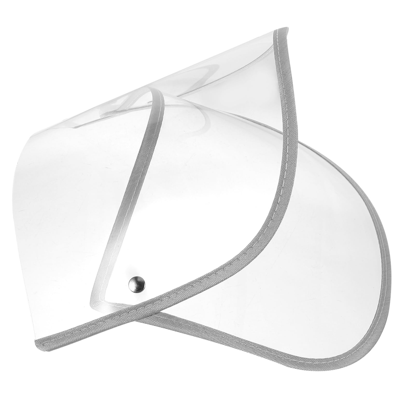 CLISPEED 5pcs Raincoat Hat Brim Shield Face Protection Shield Rain Poncho Hood Brim Waterproof