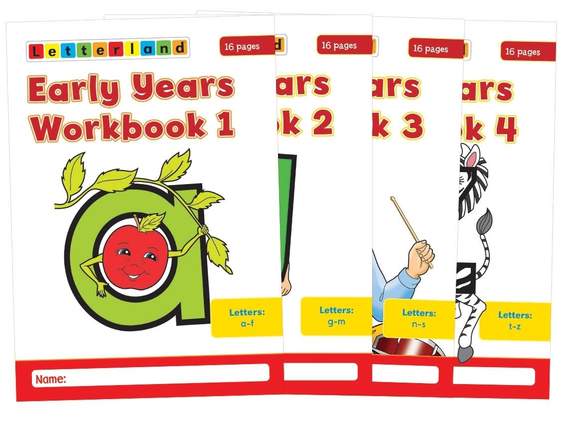 Early Years Workbooks: No. 1-4 (Letterland) (Letterland S.): 0