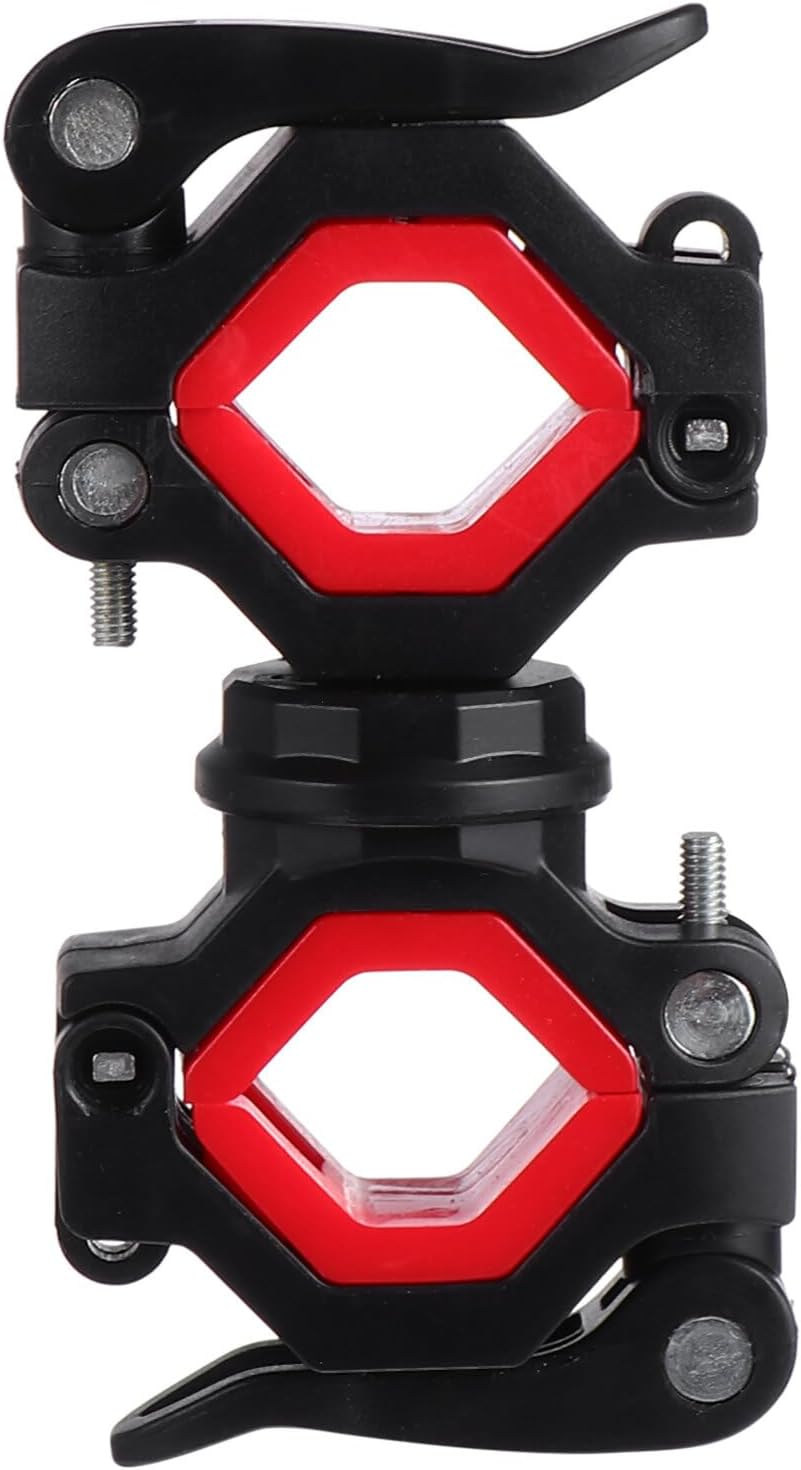 LIOOBO 1set Bike Flashlight Holder Easy Installation Bicycle Front Lamp Bracket for Led Flashlights Multi-Purpose Accessory for Cycling Enthusiasts