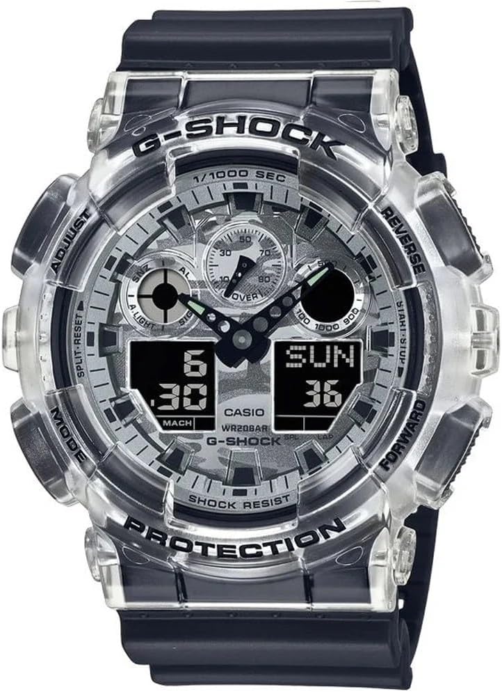 CASIO (カシオ) 腕時計 G-SHOCK(Gショック)GA-100SKC-1A カモフラージュ・スケルトンシリーズ デジアナ メンズ 海外モデル 【並行輸入】 Amazonで販売中 CASIO (カシオ) 腕時計 G-SHOCK(Gショック)GA-100SKC-1A カモフラージュ・スケルトンシリーズ デジアナ メンズ 海外モデル 【並行輸入】 Amazonで販売中
