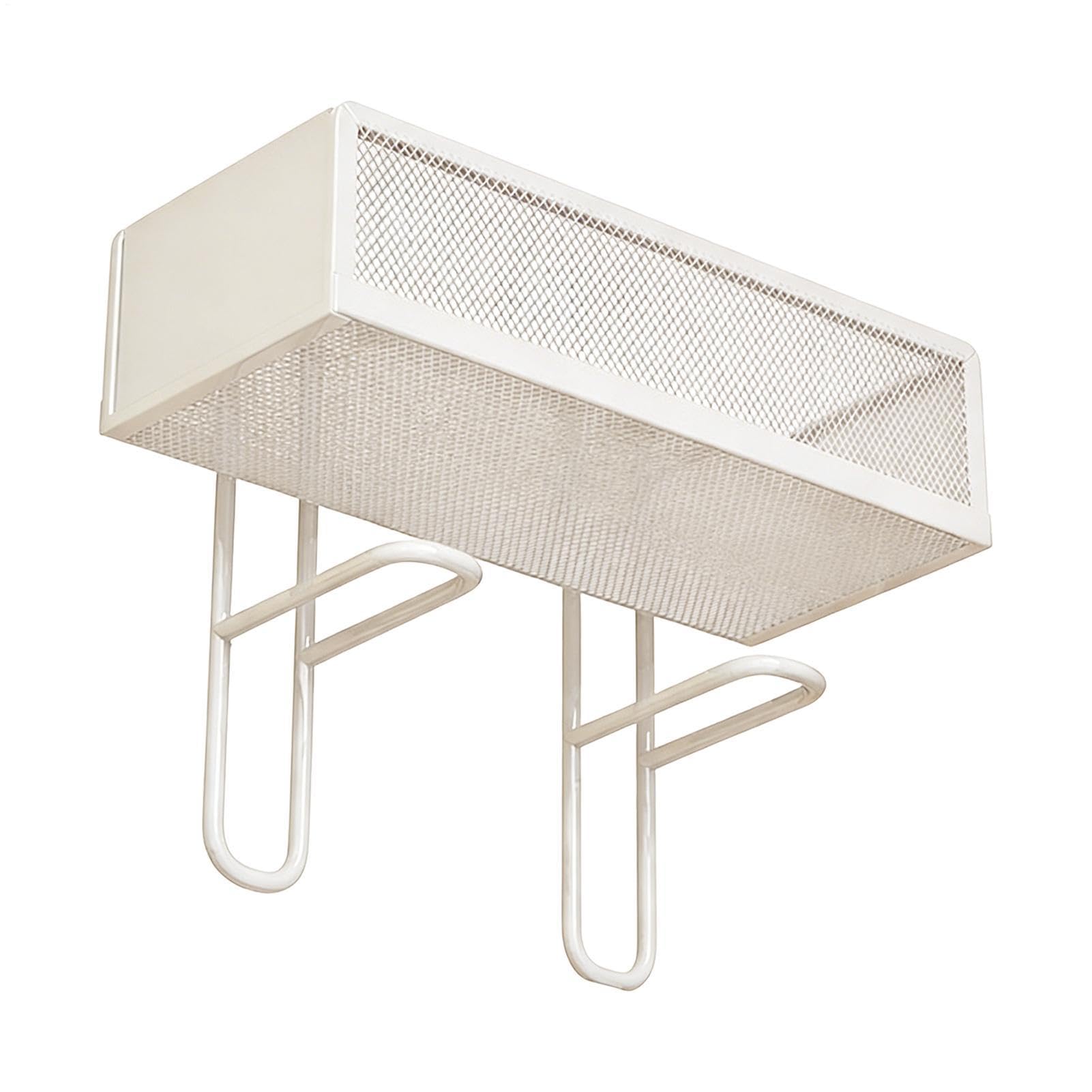 Étagère adhésive métallique salle de bain pour ranger parfum et gel douche