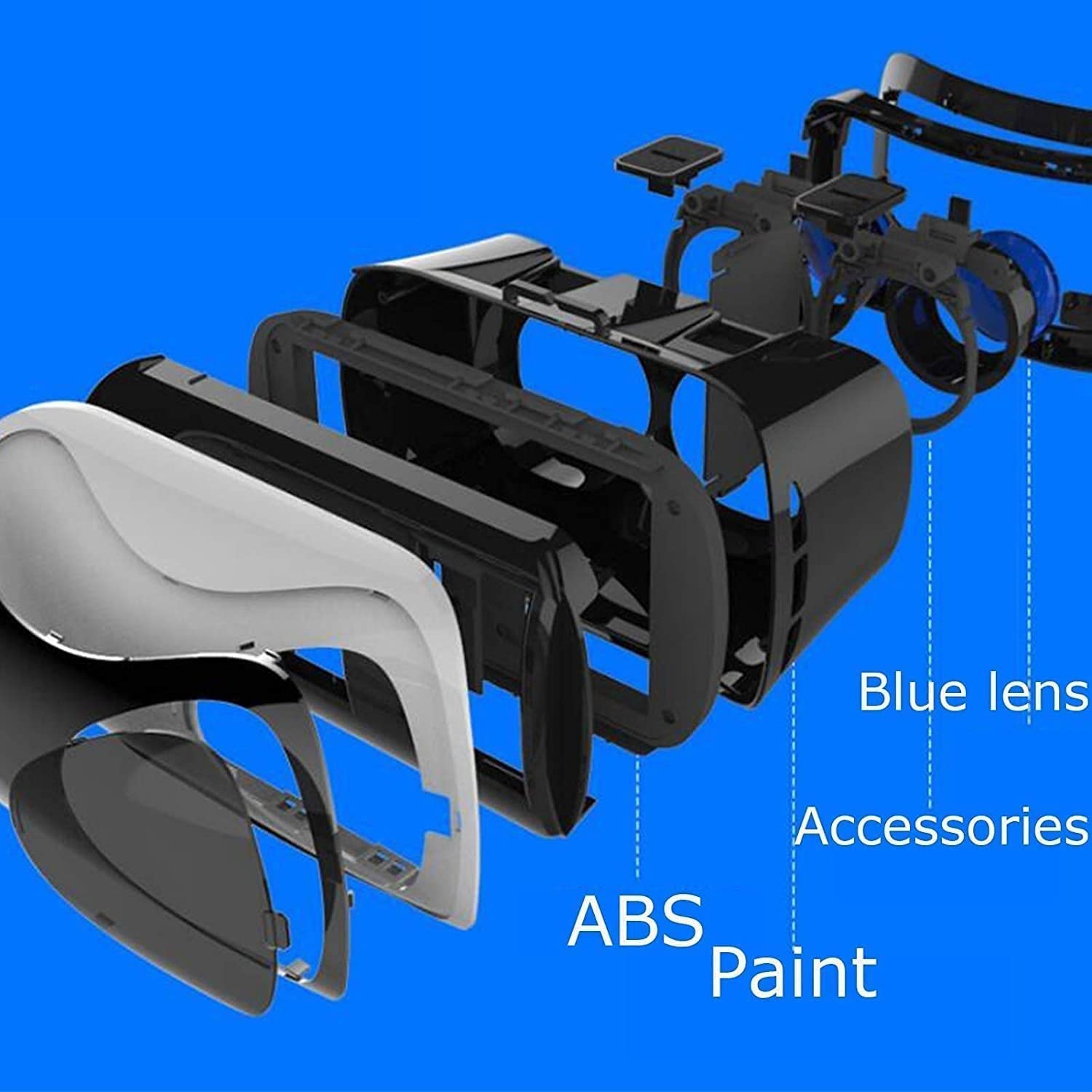 360° Video And immersive VR World Virtual Reality Headset 3D Glasses for VR Gaming Virtual Reality Headset Comfortable Virtual Reality Goggles Adjustable VR Glasses