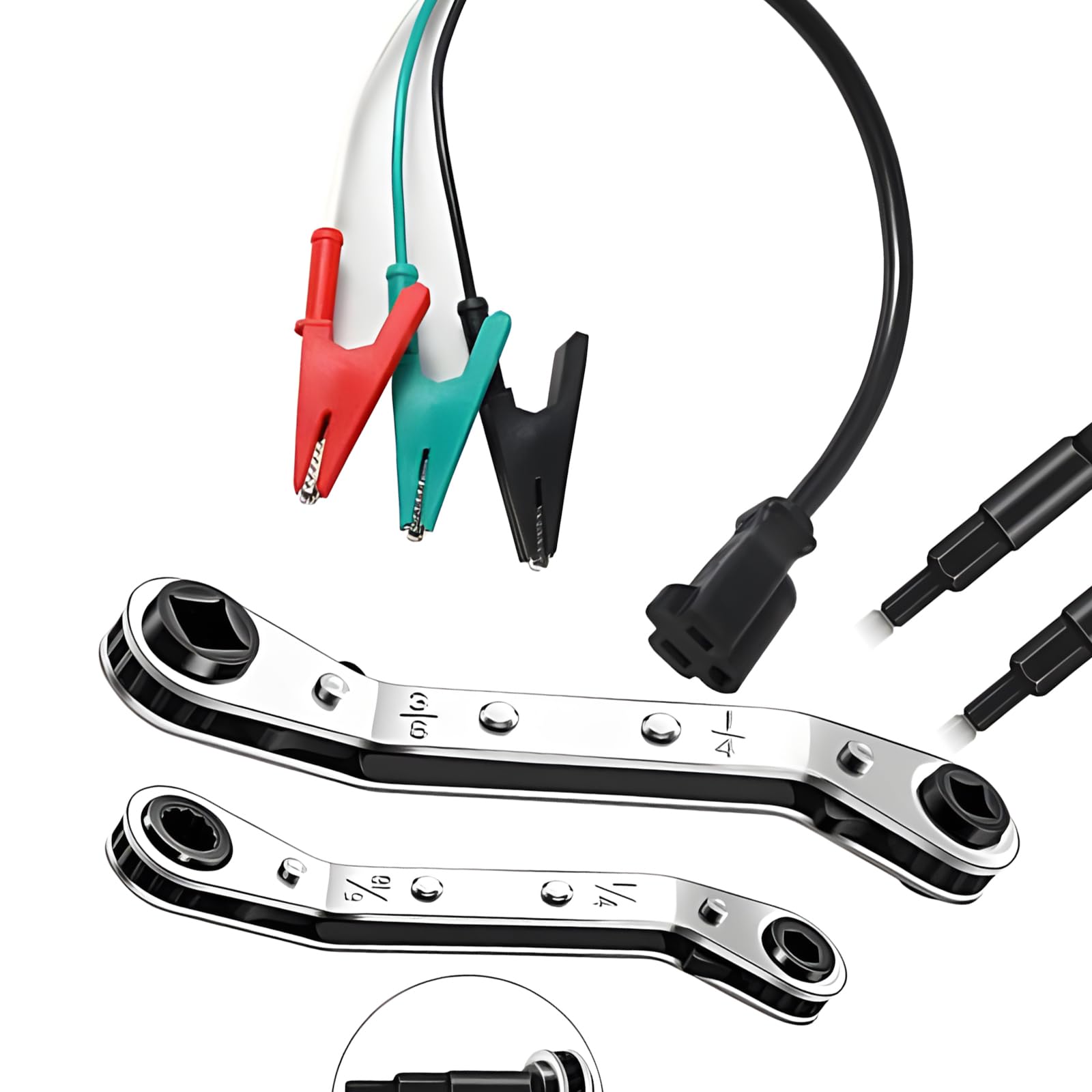 Hogtnd A Ergonomic Handle Wrench Set For Extended Use In Tight Spaces, Mechanical Installation Tools