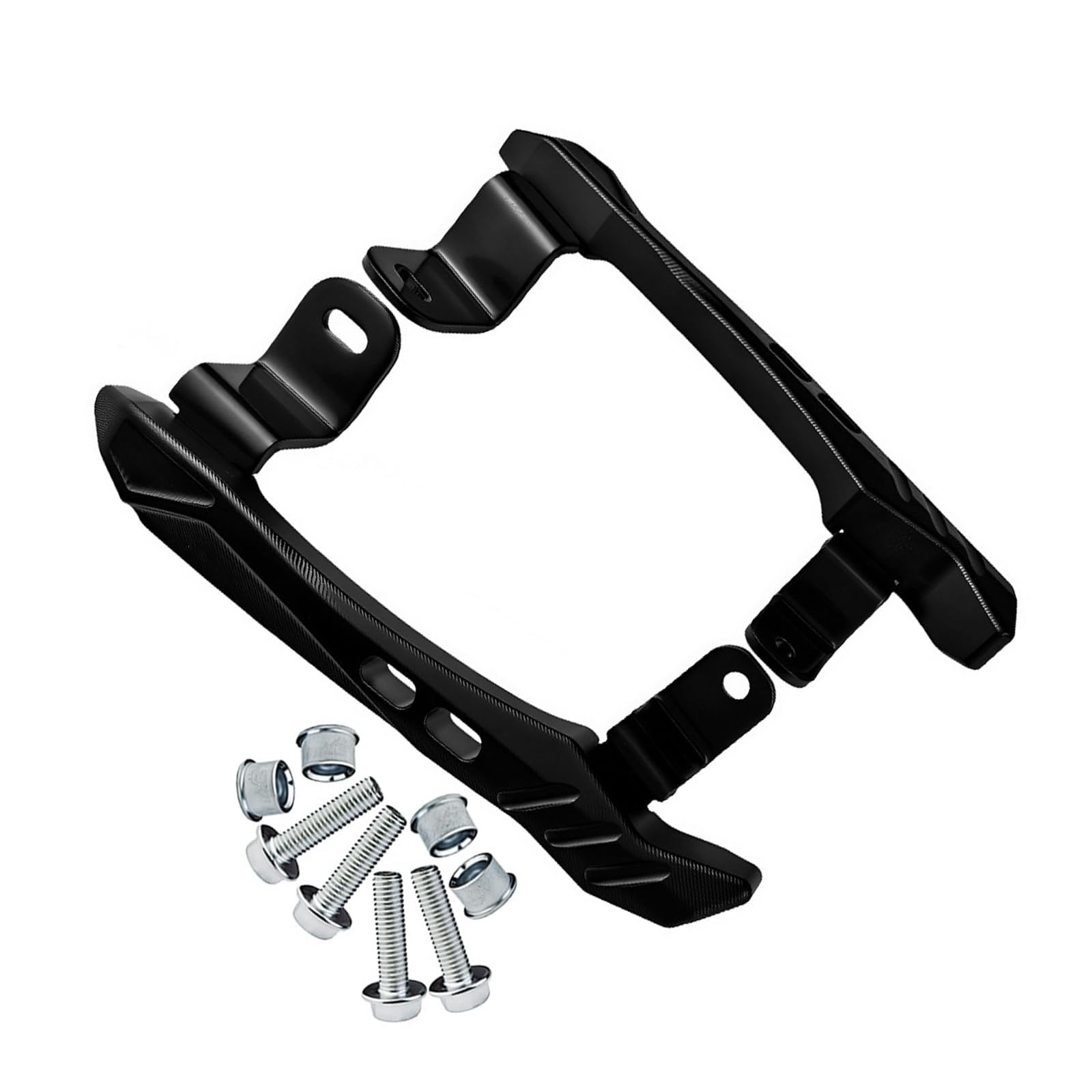 Maniglia posteriore anodizzata per moto YZFR3, nera | Alluminio lavorato con lunga durata per la pista generale del passeggero del motociclo, facile installare