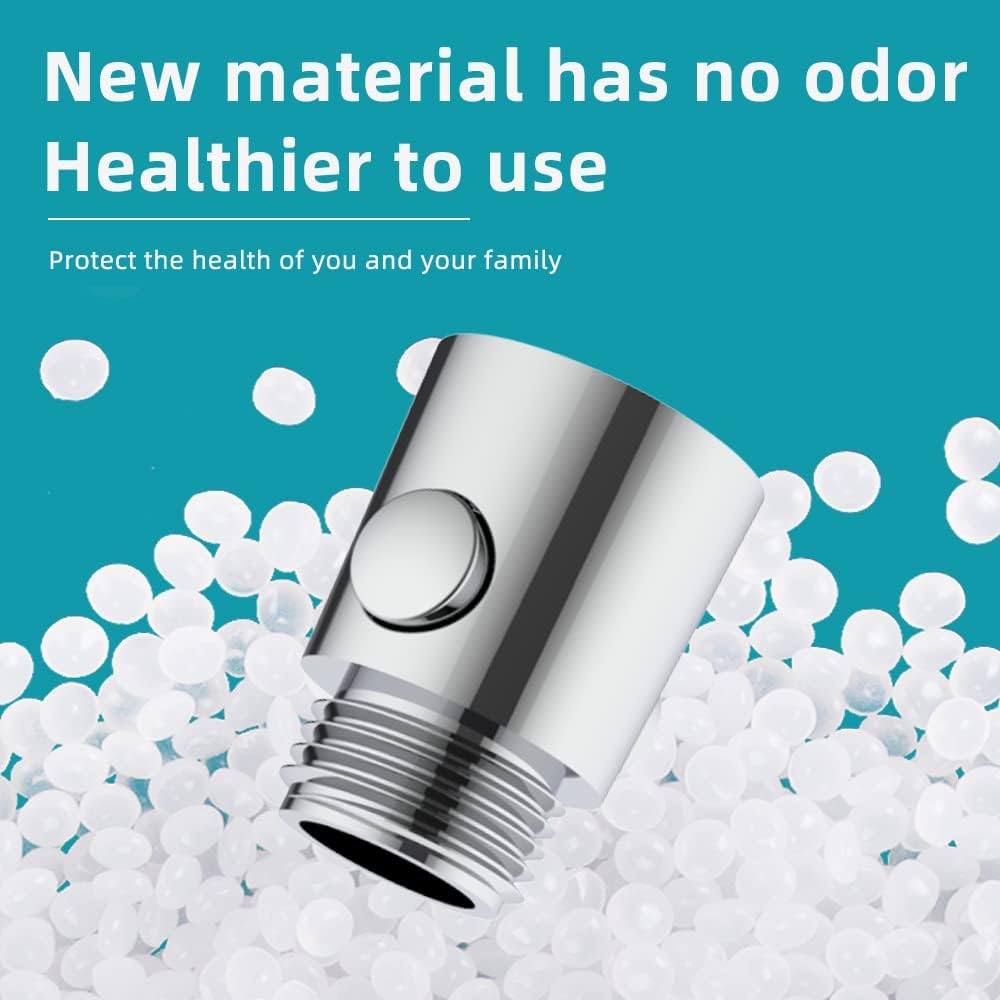 Shower Head Shut Off Vae, Button Type Shower Flow Control Vae with
