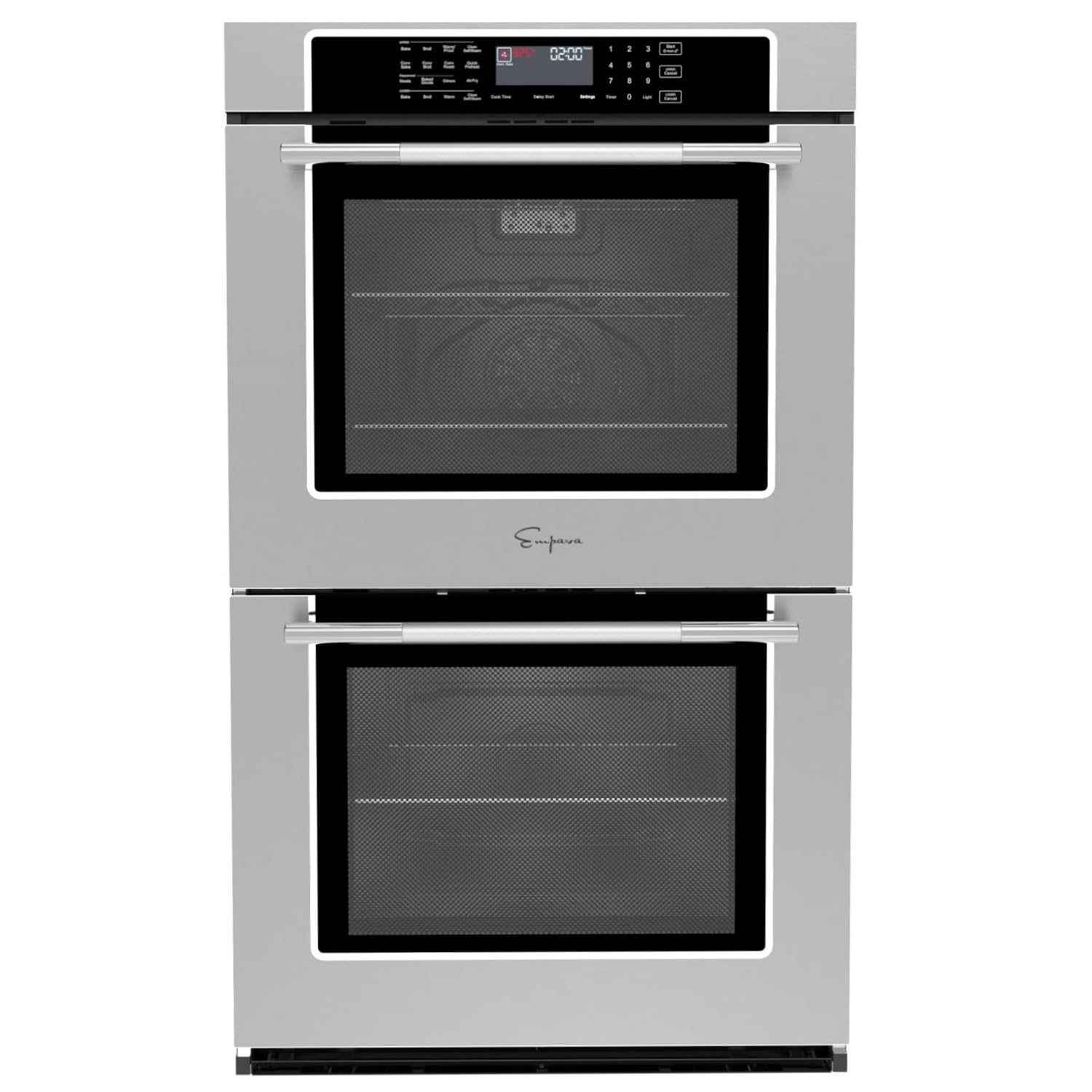 Empava 30" 10.0 cu ft Double Electric Wall Oven, Convection &amp; Air Fryer