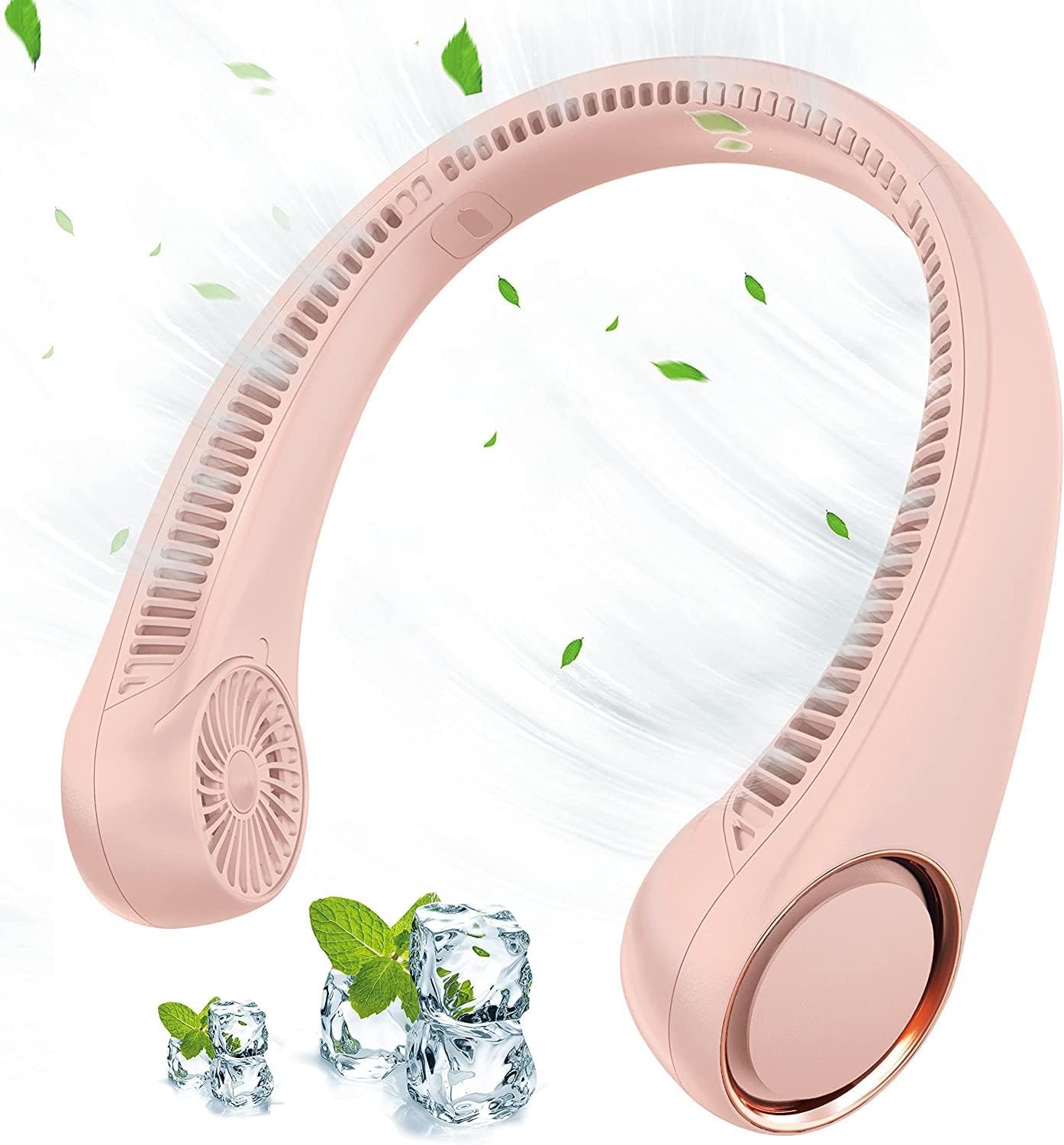 Alf Portable Rechargeable Neck Fan 20Hrs Play 9000mAh USB Charging Battery Bladeless Neck Fan Smart Mini Hand Free 3 High Speed Fan Low Noise 360° Cooling Neck Fan (Pack Of 1) (Pink) (B0D9YPPDPM) Amazon Price History, Amazon Price Tracker