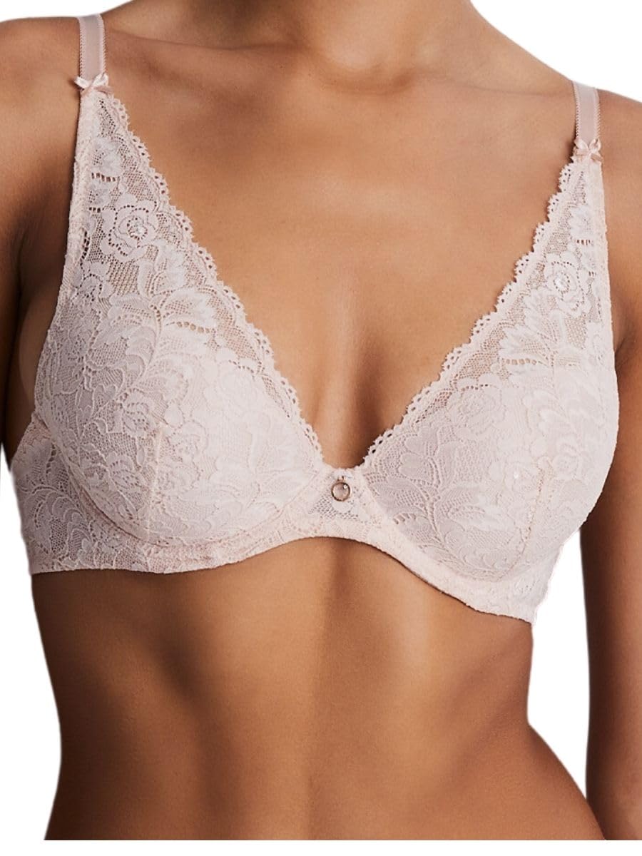 Aubade Rosessence Care High Apex Plunge Bra - White - 32D