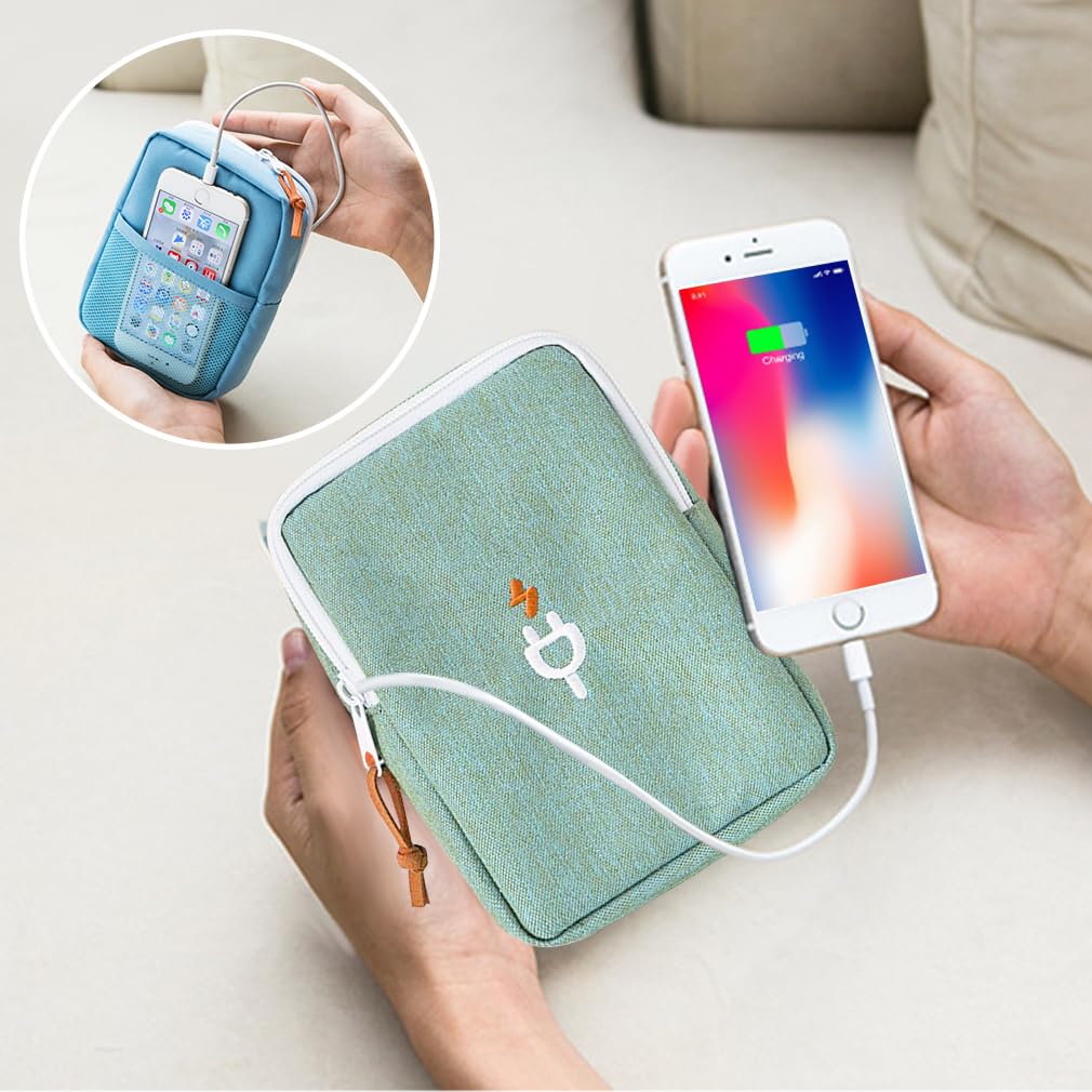 Amazon.co.jp: iSuperb ACアダプタ用ポーチ デジタル機器収納ケース PC