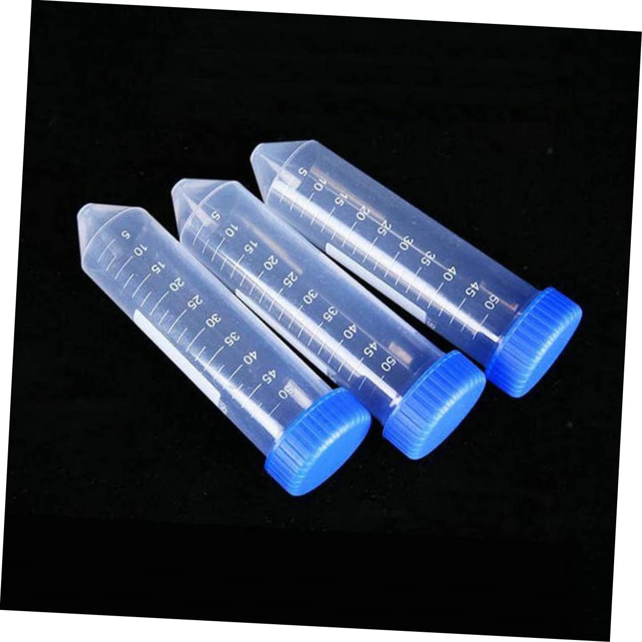 Amosfun 50pezzi Provette Da Centrifuga in Plastica Da Provette Con Scala Di Misurazione Precisa Per Esperimenti Di Laboratorio e Attrezzature Ospedaliere