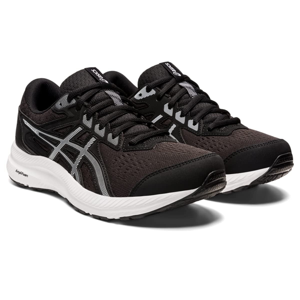 ASICS Men's Gel-Contend 8 Running Shoes, 13, Black/White