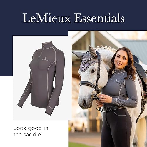 Miniatura 2 de LeMieux Camiseta de capa base para mujer - Camisas térmicas atléticas - Ropa y equipo ecuestre para montar a caballo