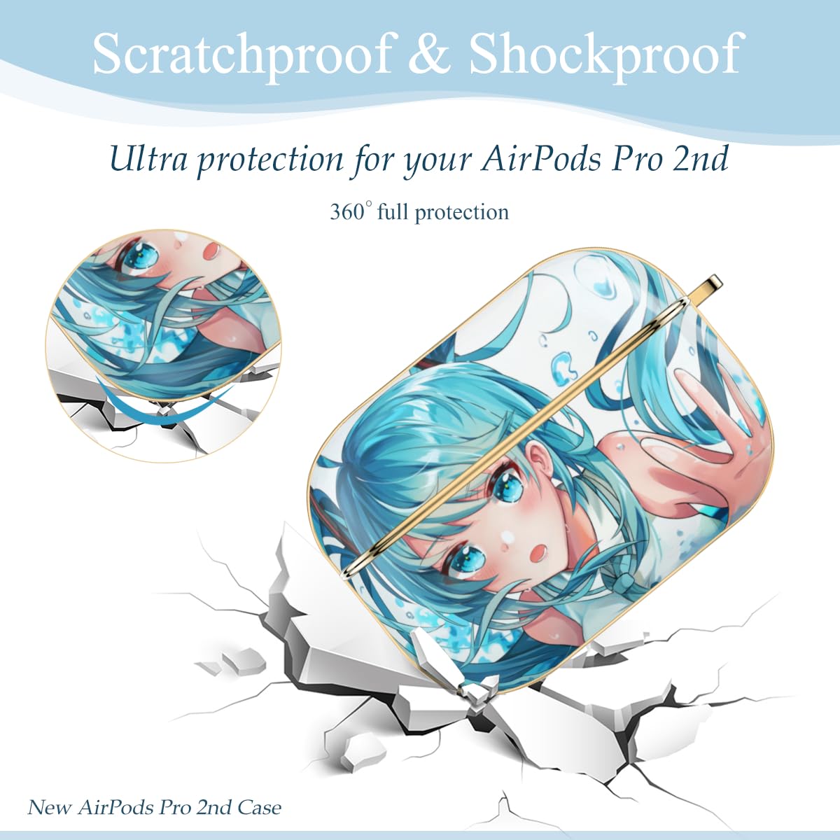 Amazon | 初音ミク AirPods Pro 2ケース かわいい キャラクター