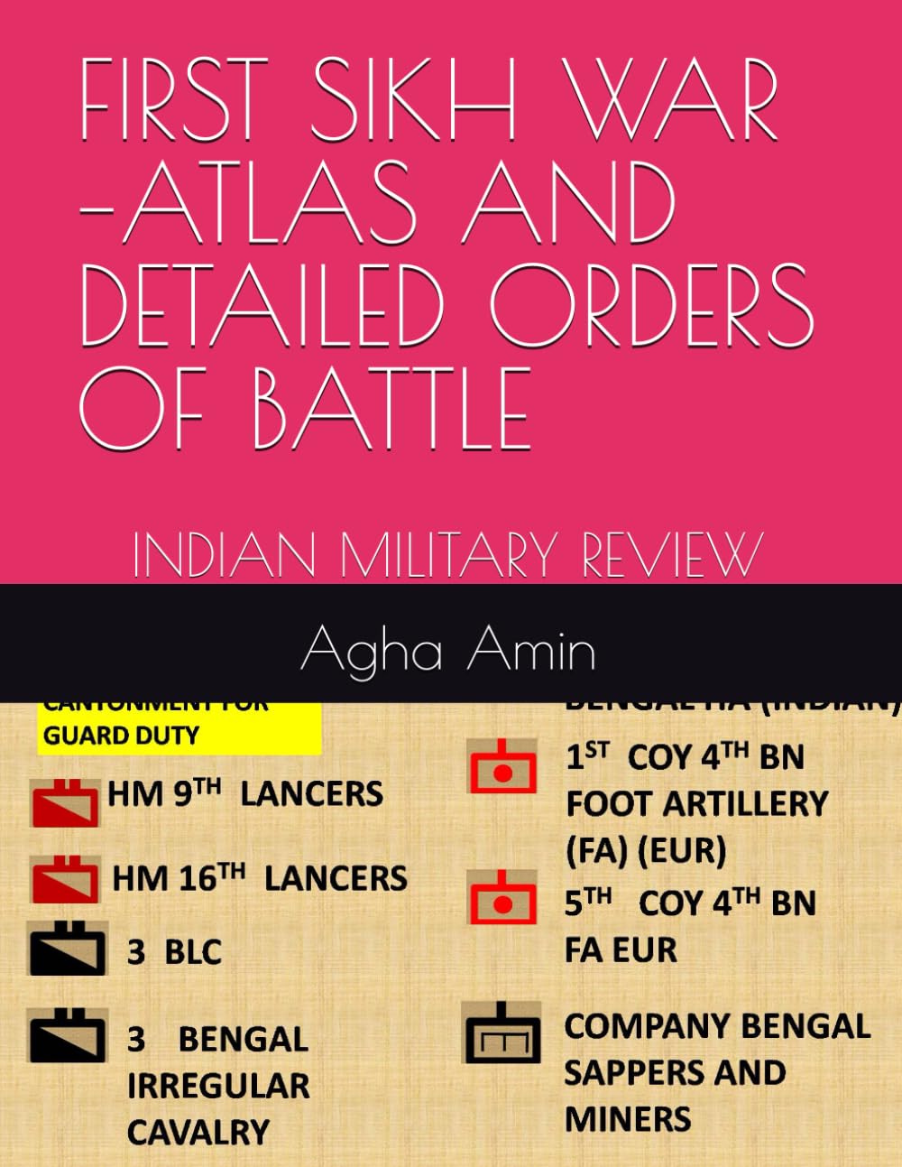 FIRST SIKH WAR –ATLAS AND DETAILED ORDERS OF BATTLE: INDIAN MILITARY REVIEW-BATTLE OF MOODKE - ILLUSTRATING THE BATTLE IN DETAILS WITH MAPS Paperback – November 1, 2019
