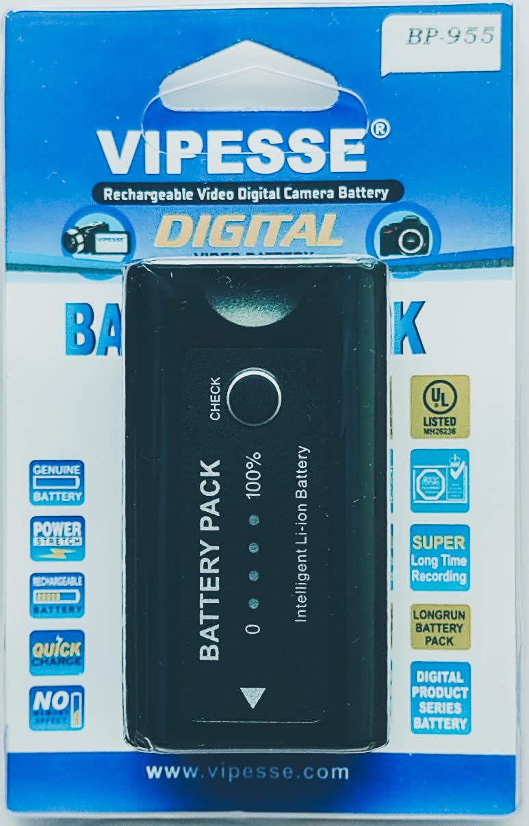BP-955 Battery For Canon C100, C100 Mark II, C300, and C500 Canon XF100, XF105, XF200, XF205, XF300, and XF305