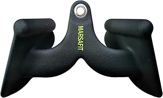 Home Gym Fitness Rowing T-bar V-bar Pulley Cable Machine Attachments, Bicep Curl Tricep LAT pulldown Bar Back Strength Training Handle Grips LAT Pull Down Bar Press Down Exercises