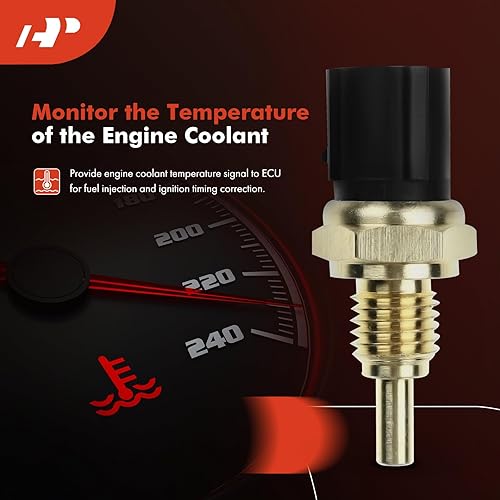 Miniatura 3 de A-Premium Sensor de temperatura del refrigerante del motor compatible con Acura CL 1997-2003 Integra MDX NSX RL TL y Honda Accord 1988-2002 Civic