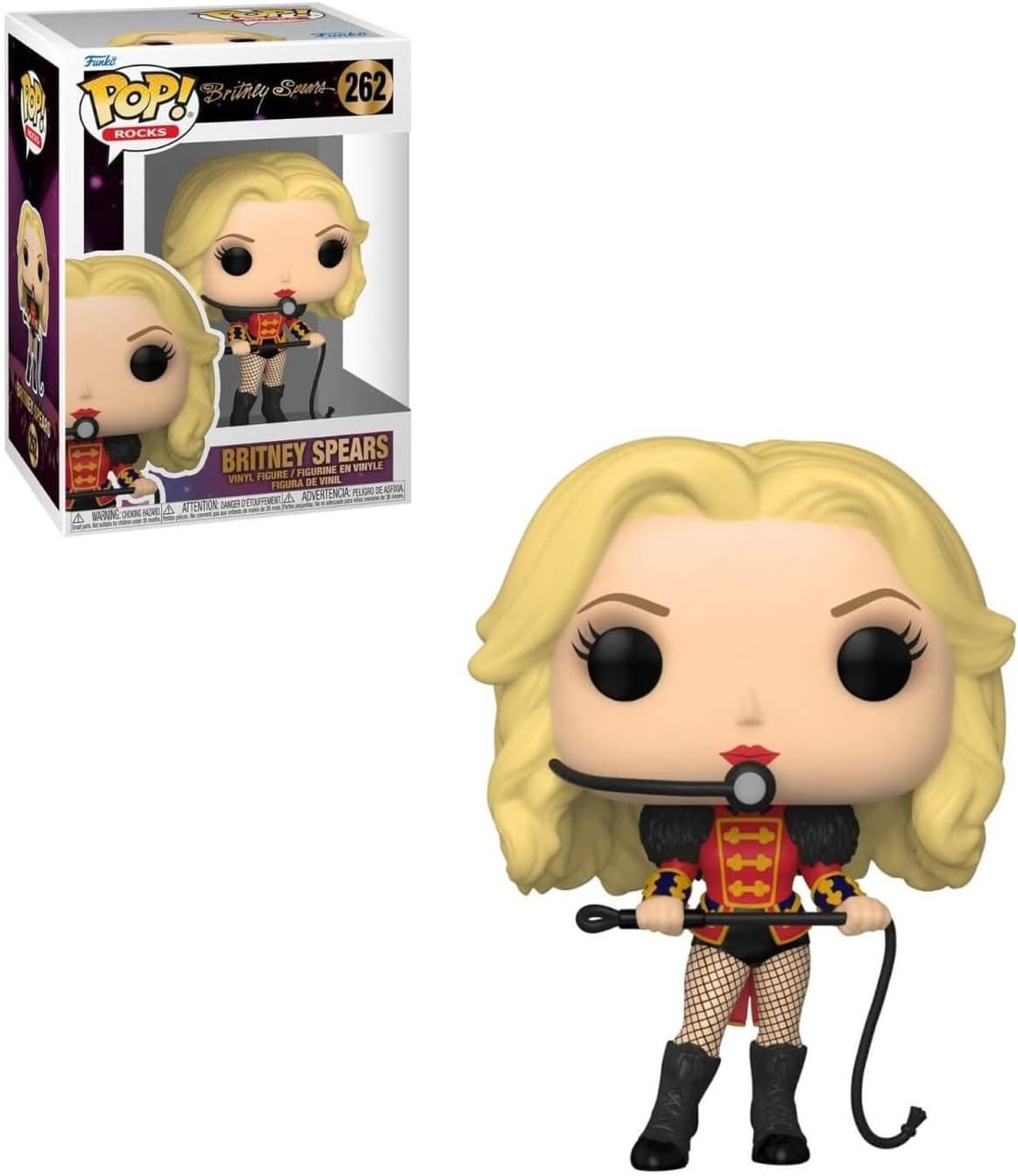 POP Britney Spears - Circus (Ringleader) Funko Vinyl Figure (Bundled with Compatible Box Protector Case), Multicolor, 3.75 inches
