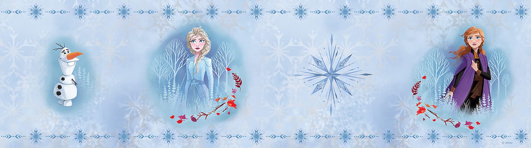 Frise Reine des Neiges Elsa et Anna pour des rêves magiques