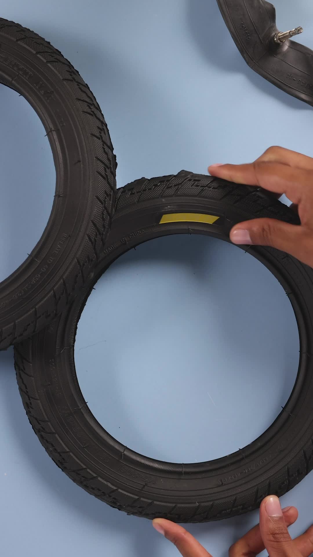 2 Copertoni + Camere Per Bici Bambino 12.5" - Misura 47-203, Valvola Americana - Foto 10
