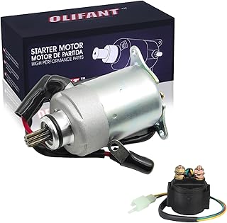 Starter Motor for 125cc 150cc Moped Scooter 4 Stroke GY6 Chinese 152QMI 157QMJ Taotao Baja SUNL Tank Roketa Jonway Baotian