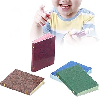 Miniatures Dollhouse Books, Miniatures Books 1:12 Scale Doll Toy Supplies Dollhouse Mini Books for Bedroom Library for Boys for Dollhouse Study Room for Girls