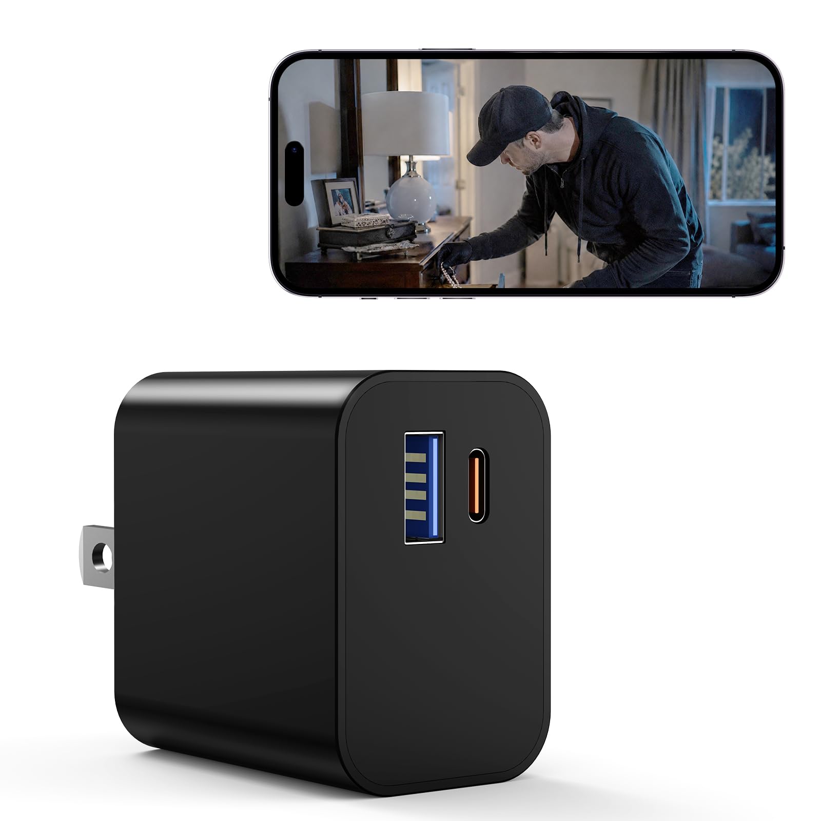 Photo 1 of GVzfxa Hidden Camera Charger 1080P Nanny Cam