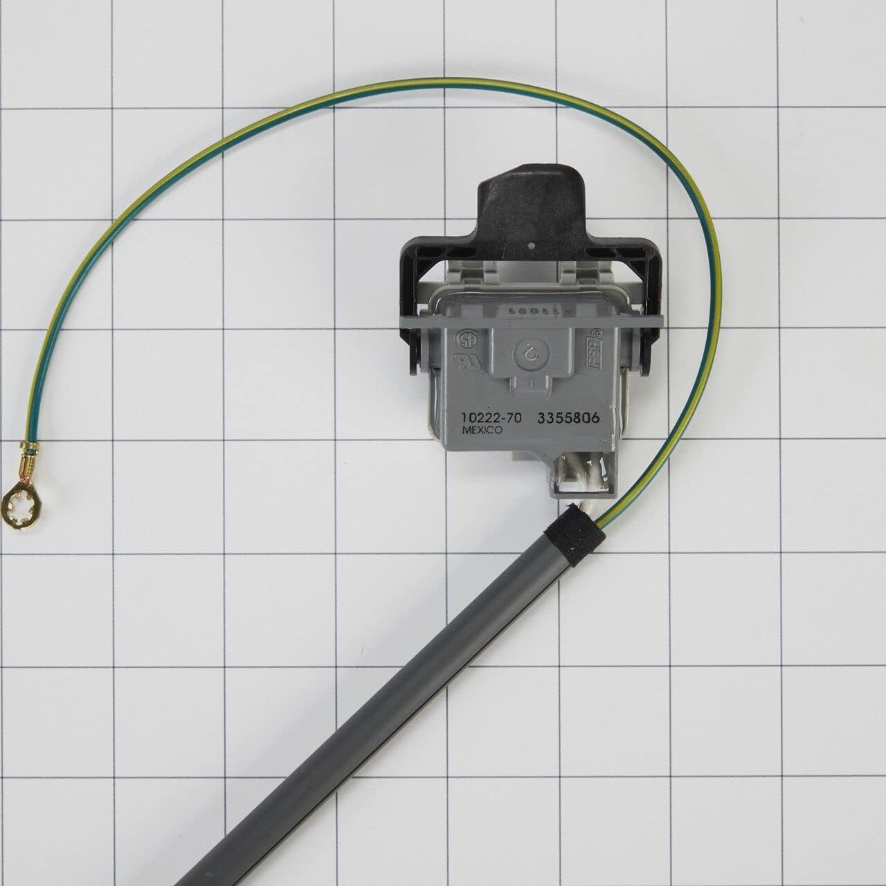 Whirlpool WP3355806 Genuine OEM Stackable Washer Lid Switch Assembly Replacement Part - Replaces 3355806