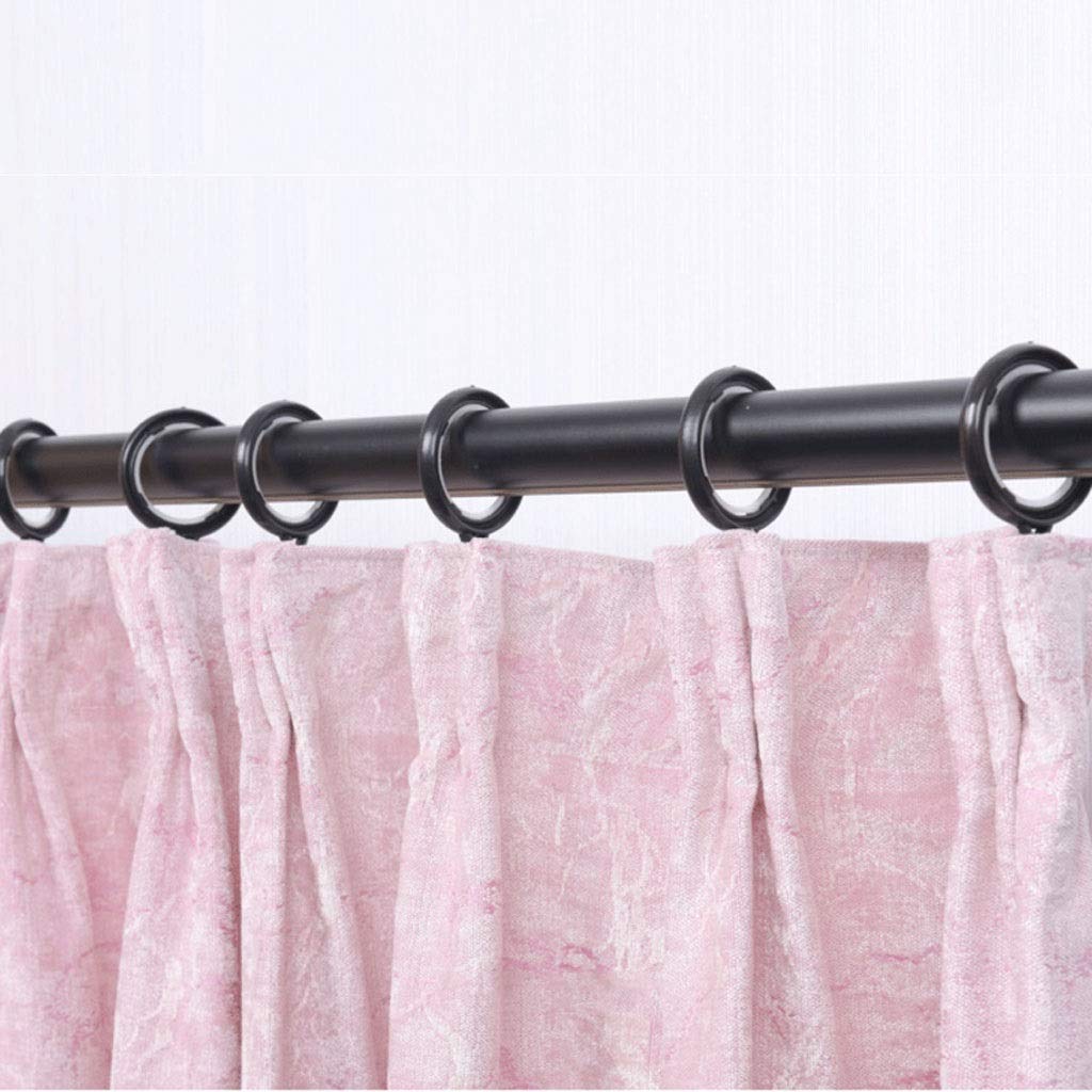 Anelli per Tende Ganci per Tende da Doccia Anelli, Ganci per Tende da Doccia in plastica Anelli per Tende da Doccia per Bagno Tende - Set di Anelli da 10,1,4 Pollici (Color : Black) (Arancione)