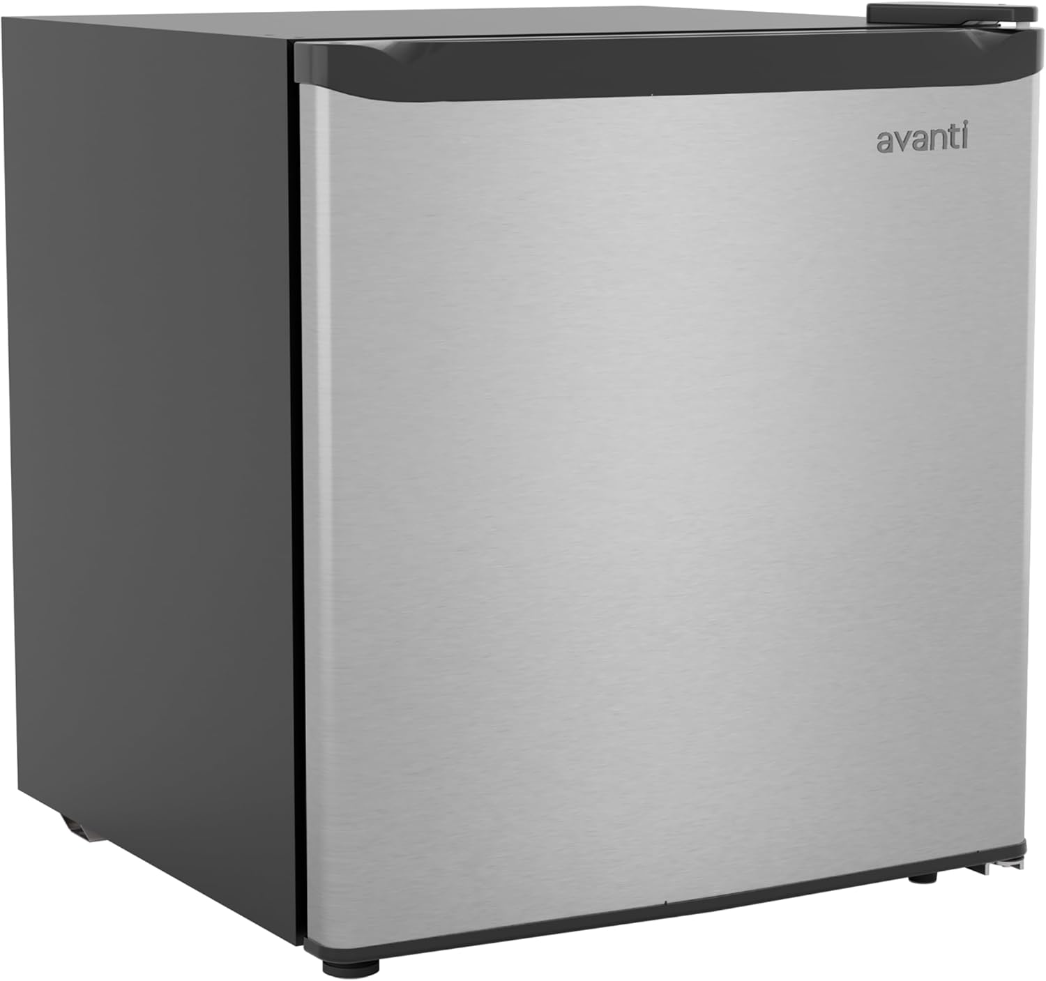 Avanti Mini Fridge Compact Refrigerator for Home Office or Dorm, Reversible Door and Adjustable Shelves, Full Range Temperature Control with Compressor Cooling and Automatic Defrost, 1.7-Cu.Ft., Black