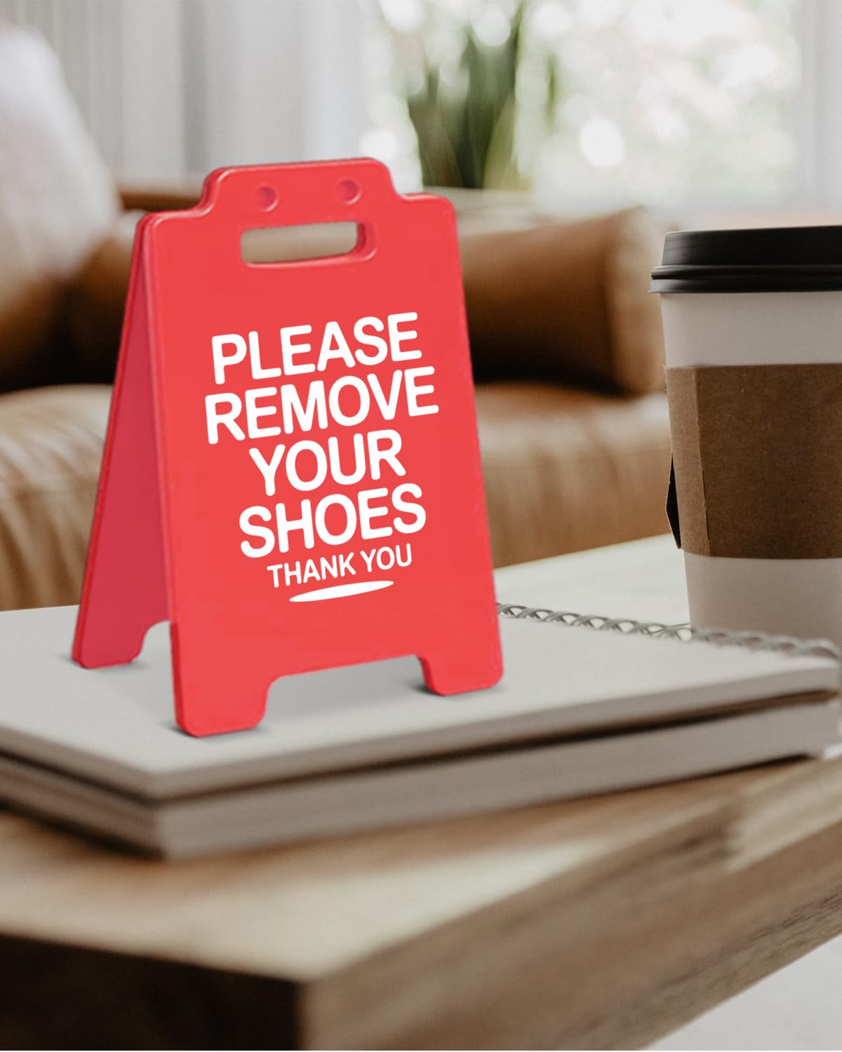 Letrero divertido para decoración de escritorio con texto en inglés "Please Remove Your Shoes", recordatorio de zapatos, decoración para el hogar, entrada, hoteles, spa