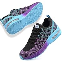 Womens Trainers Running Shoes Air Cushion Sneakers Ladies Walking Trainers Lightweight Breathable Mesh Athletic Sports Sneakers Non Slip Casual Gym Tennis Jogging Shoes