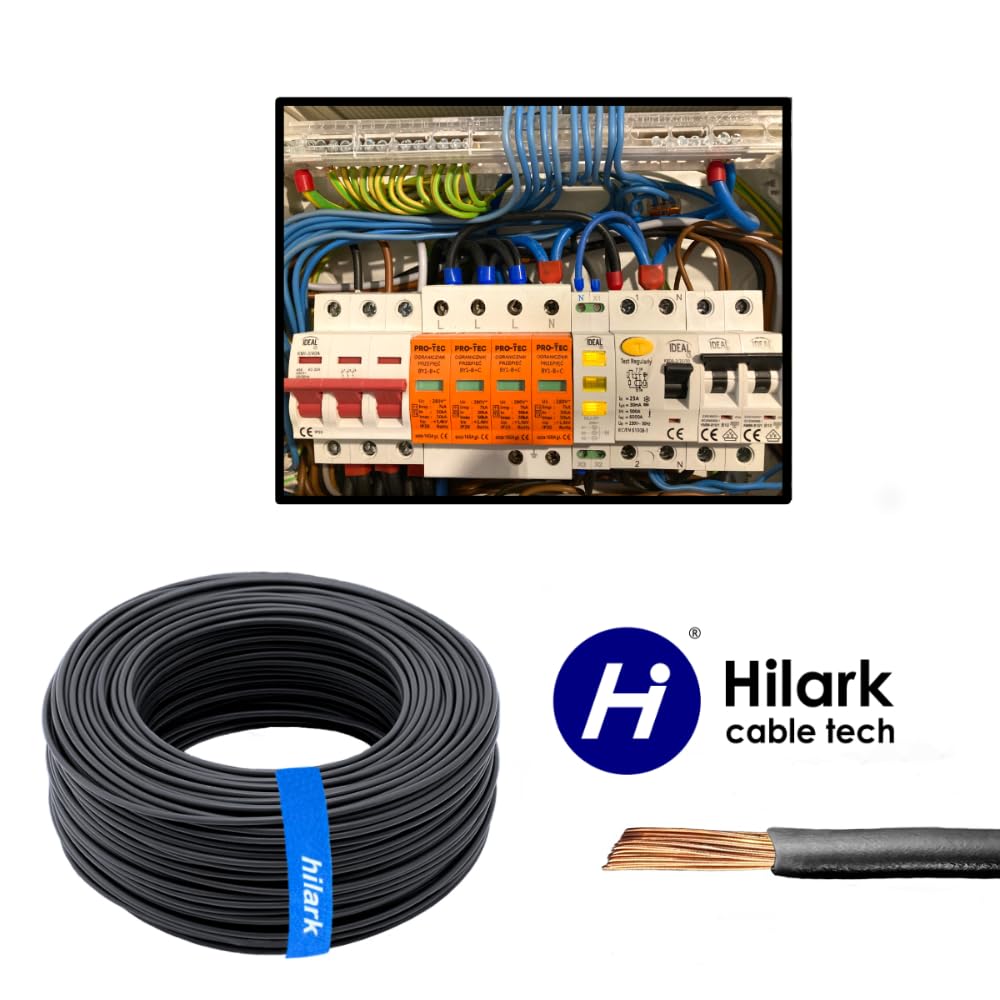 Hilark Cable Tech LEITUNG H07V-K 1,5mm2 SCHWARZ 100m