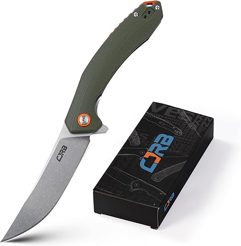 Vista 37 de CJRB Cuchillo plegable Gobi (J1906) AR-RPM9 Acero en polvo G10 Mango EDC Cuchillo de bolsillo Azul Hoja AR-RPM9 actualizada/mango azul G10