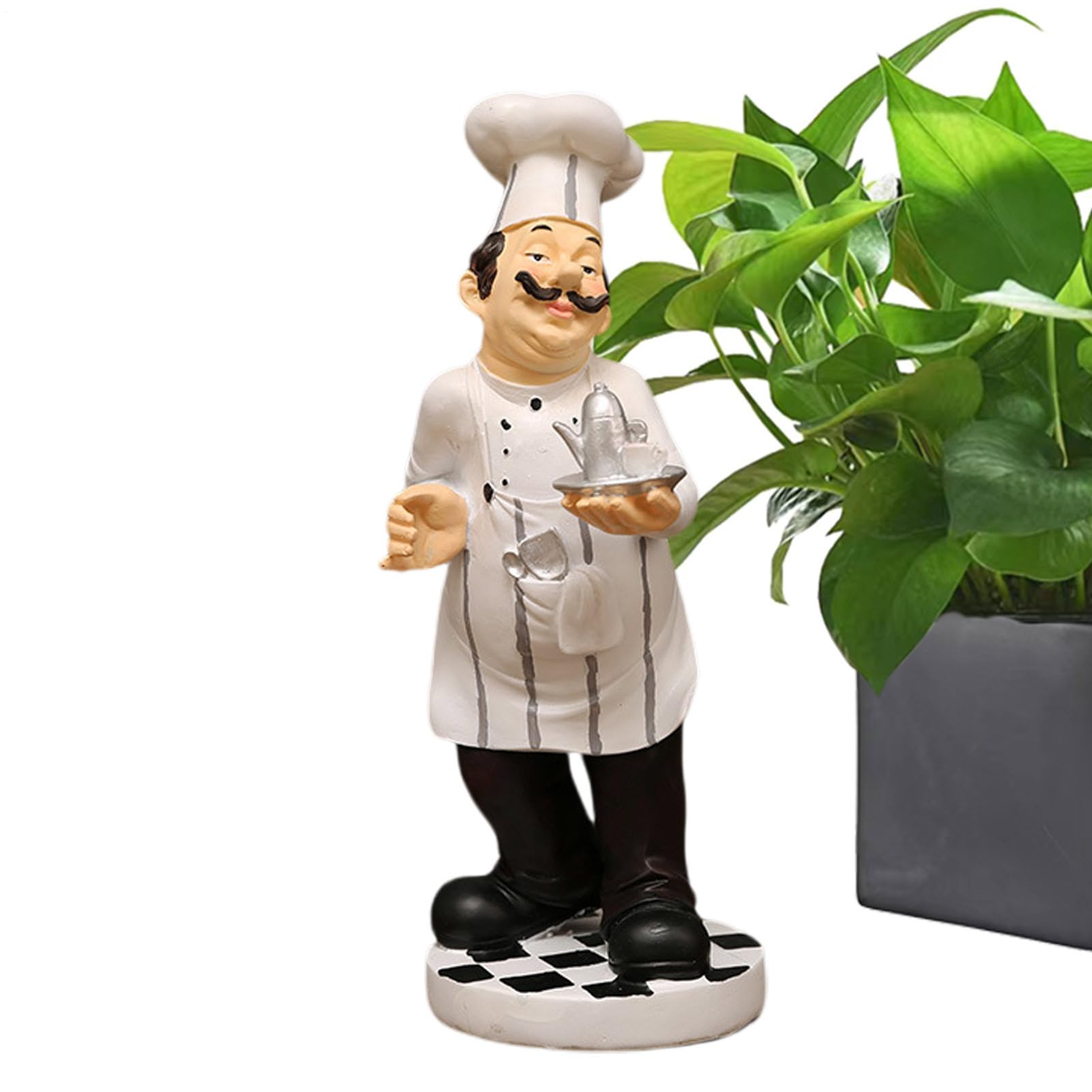 Kochfiguren für,Koch-Statue für,Kochkochen kleine Statue - Harz Tisch