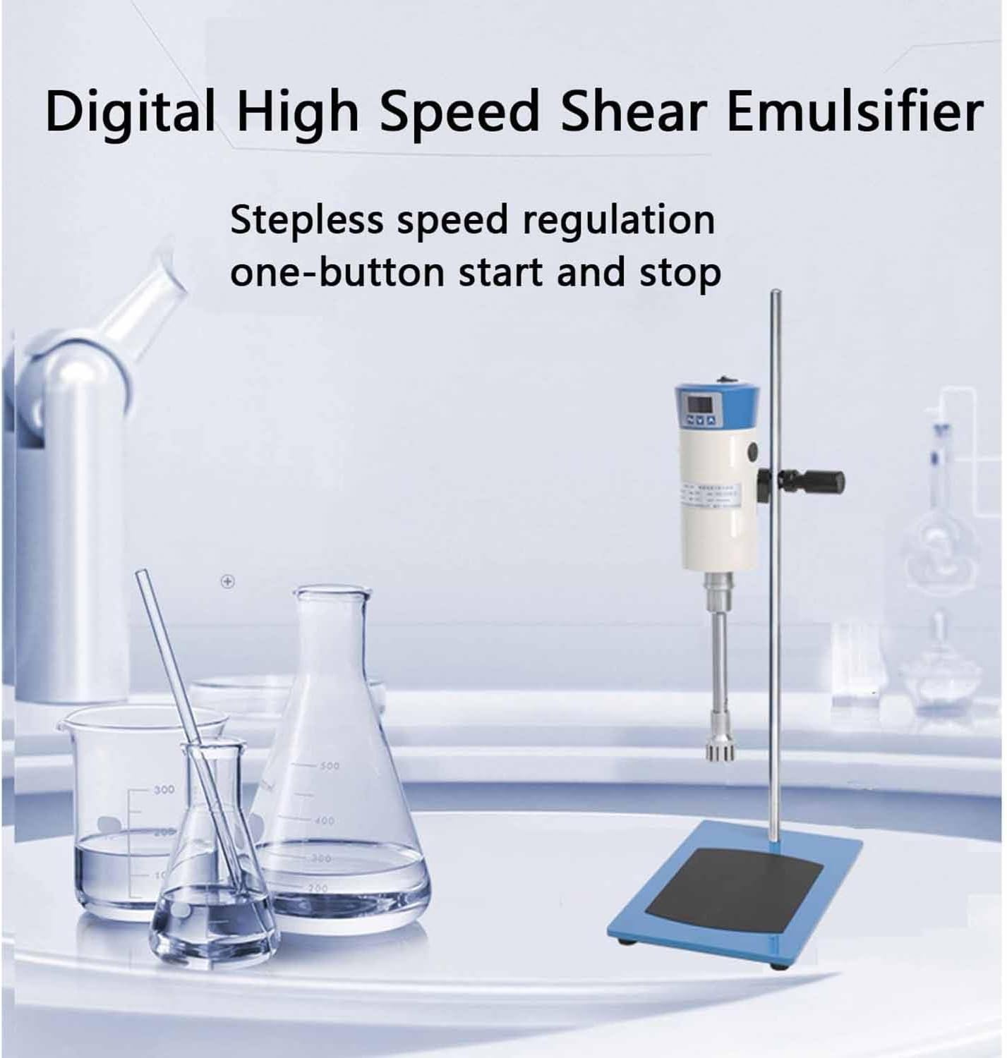 電動ホモジナイザー分散乳化機デジタルディスプレイ乳化機実験室用高