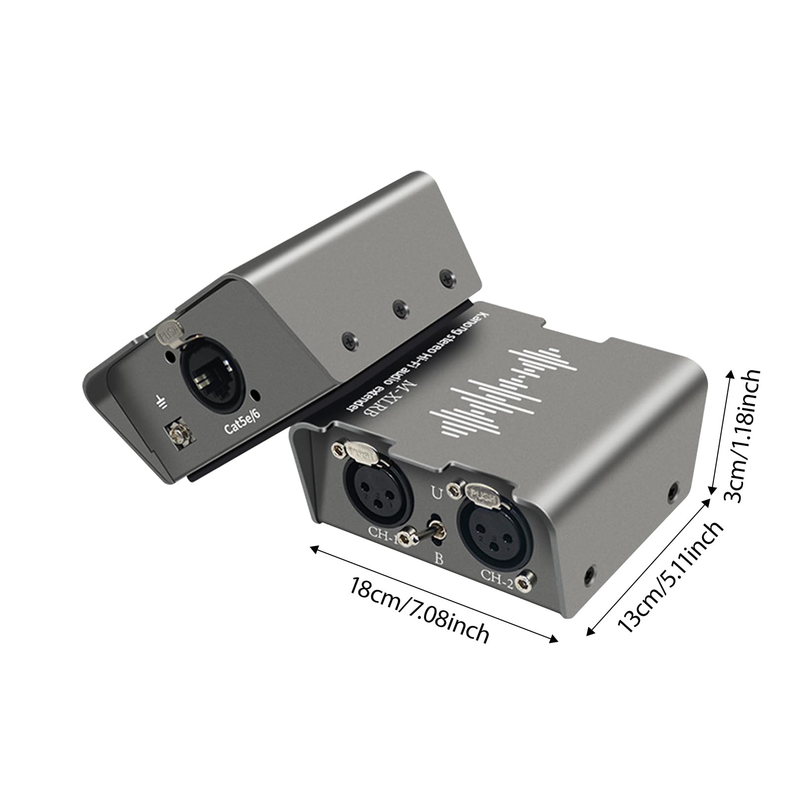 Steel Sound Indication Echoer unterstützt 1000 m bidirektionale Übertragung, ideal für Musiker und Tontechniker Bidirektionale Übertragung