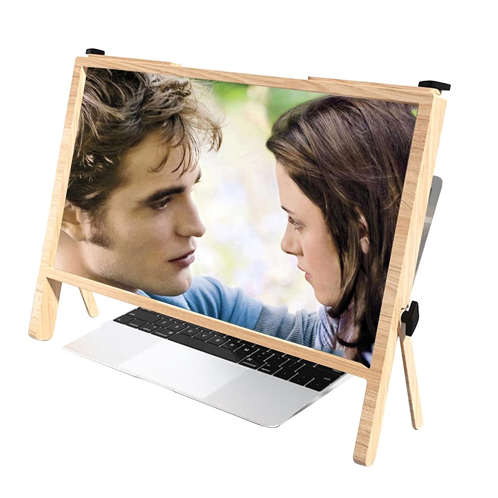 Lupa de 21 Pulgadas, Mesa, for teléfono, con Lente Aumento BLU-Ray 3X ultranítida, Ideal for Ver películas en la Oficina