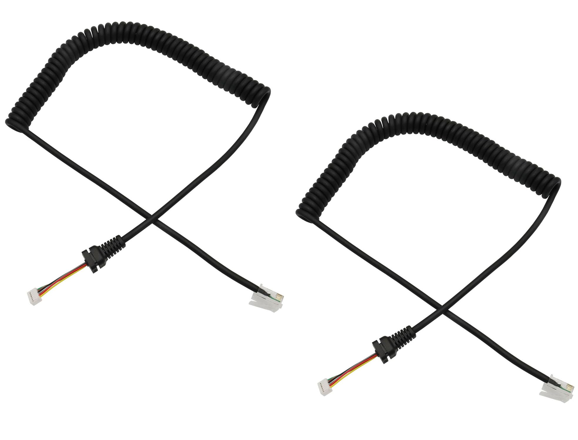 2Pcs Replacement MH-48 Microphone Cable Cord Compatible with Yaesu MH-36 MH-36A6J MH-36B6JS MH42 MH-48A6JA MH-42B6J MH-42C6J FT-90R FT-100 FT-100D FT-