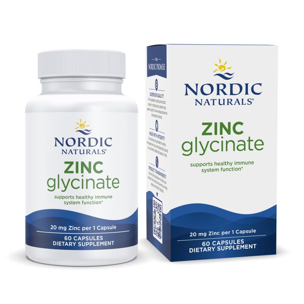 Nordic Naturals Zinc Glycinate 20 mg