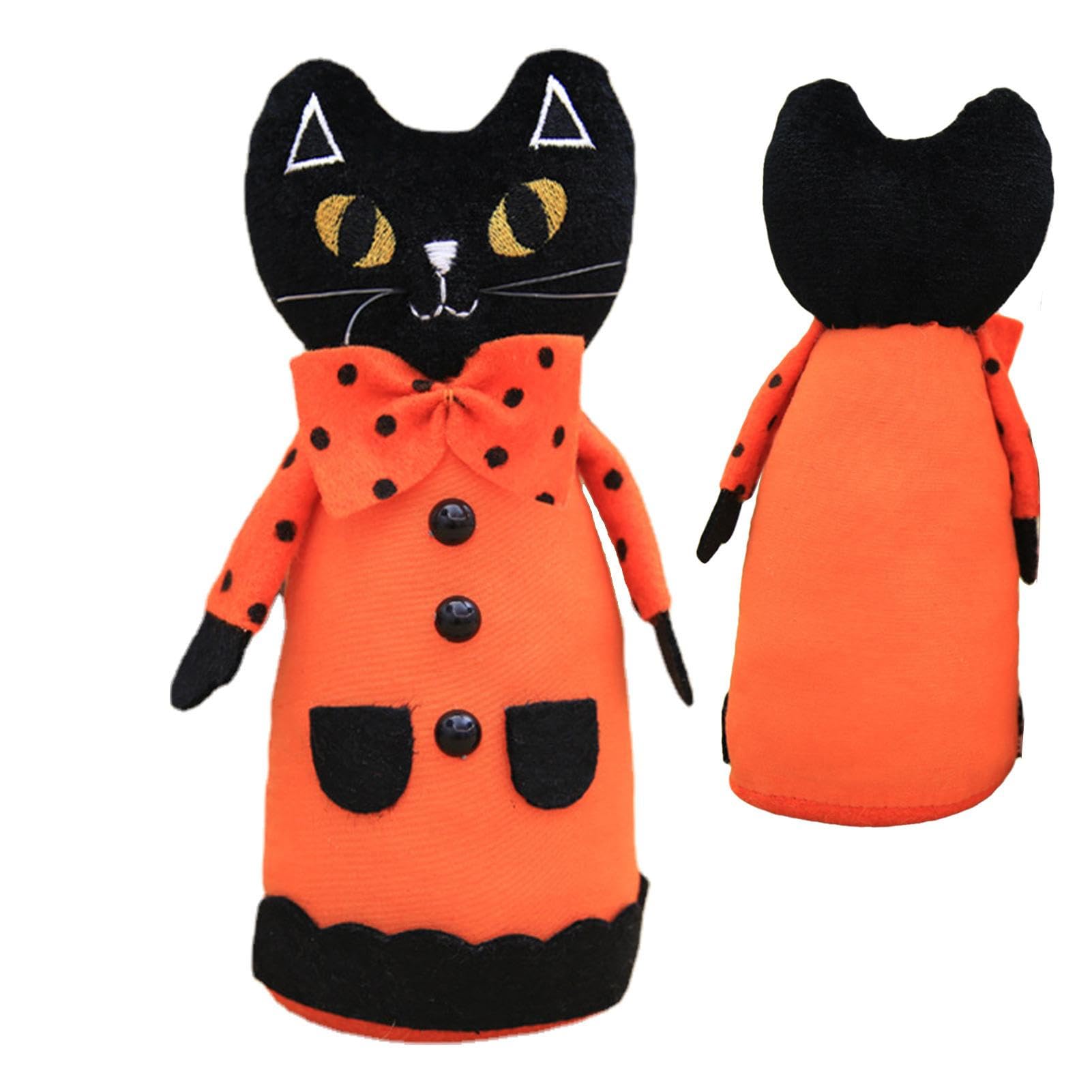 ROUND SQUARE ハロウィン 張り子のかぼちゃ人形 身長約34㎝ ROUND SQUARE ハロウィン 張り子のかぼちゃ人形 身長約34㎝