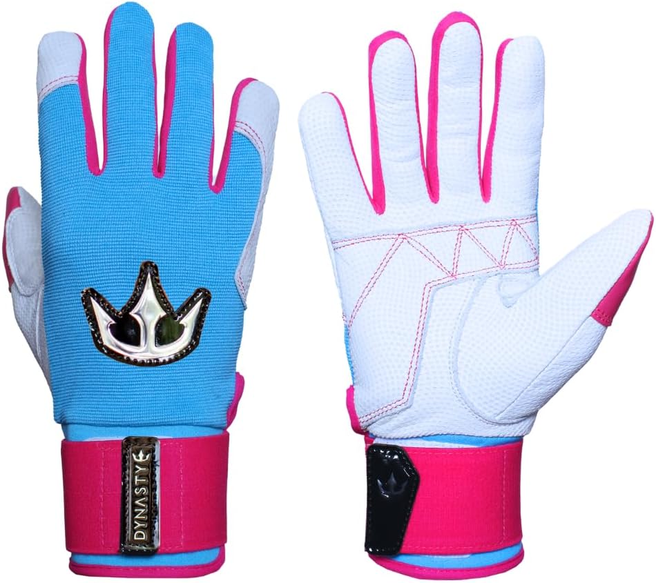 Bomb Squad Batting Gloves - Premium Goat Skin Leather, Full Wrist Support, Youth & Adult Sizes