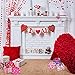 Winlyn 48 Set Valentine's Day Treat Boxes Hearts Prints Boxes Cookie Boxes Goodie Bag Party Favor Boxes Container Candy Box with Heart Tags Bulk for Kids Girls School Classroom Supplies