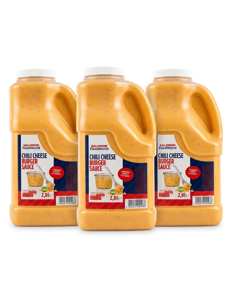 minafood Bundle für Chili Cheese Burger Sauce 3x2L vegetarisch