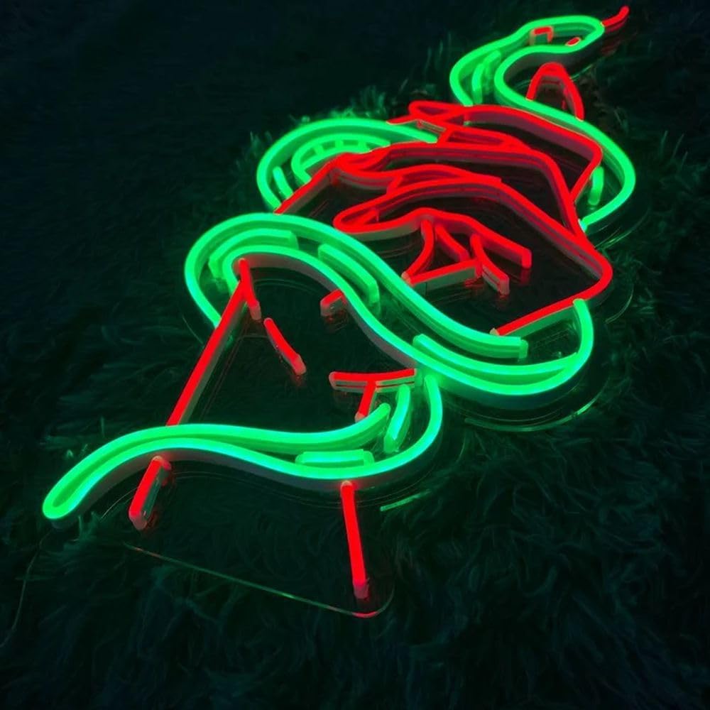 Neon Sign Custom Led Neon Signs for Bedroom Wall Decor Anime Neon Sign Personalized Light Up Sign Wall Art Home Bar Decoration,Size:50cm