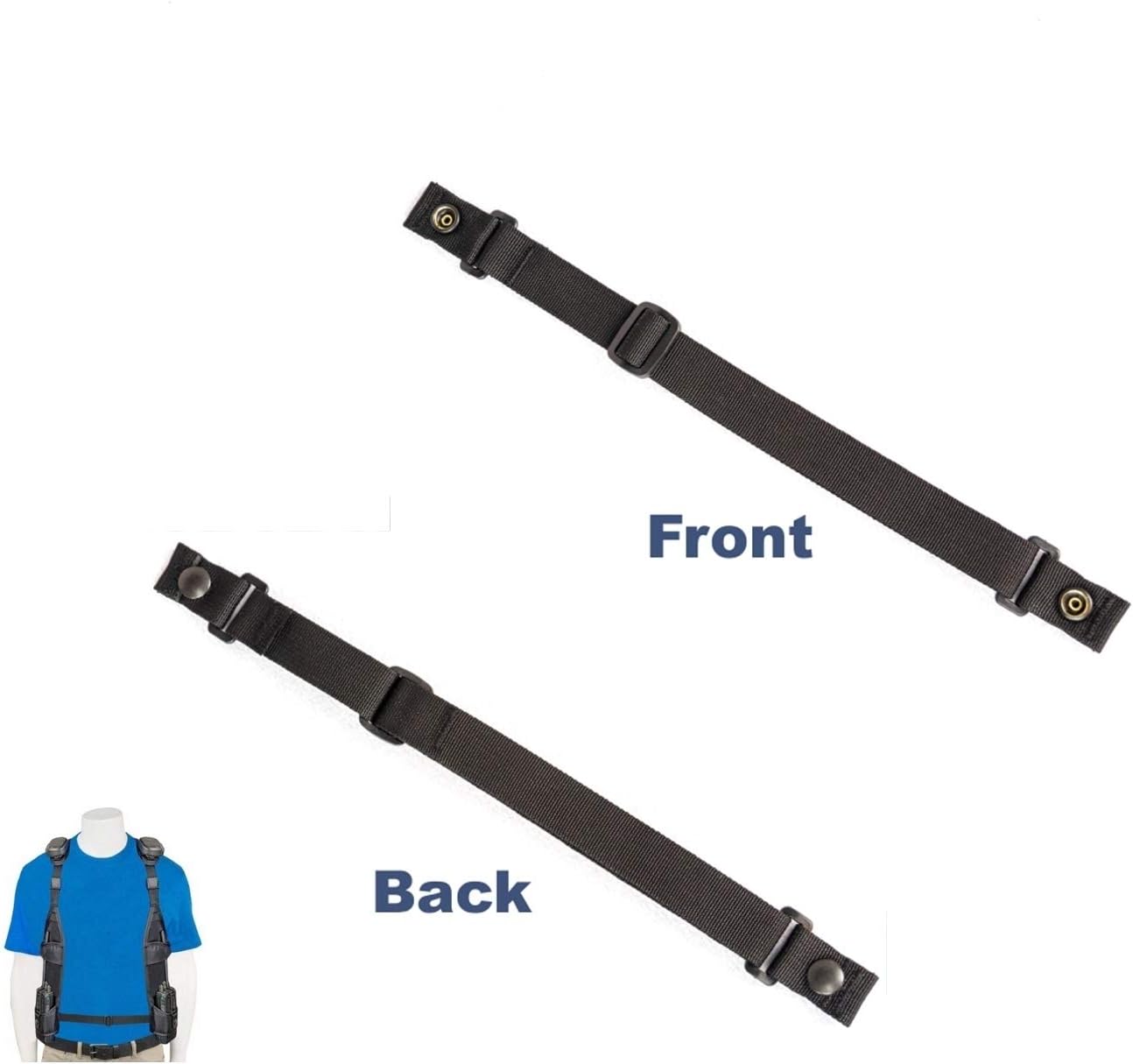 Anti Sway Strap for USH-300D Shoulder Holster - Professional Radio Strap Accessories for First Responders - Keeps Two-Way Radio Secure and in Place