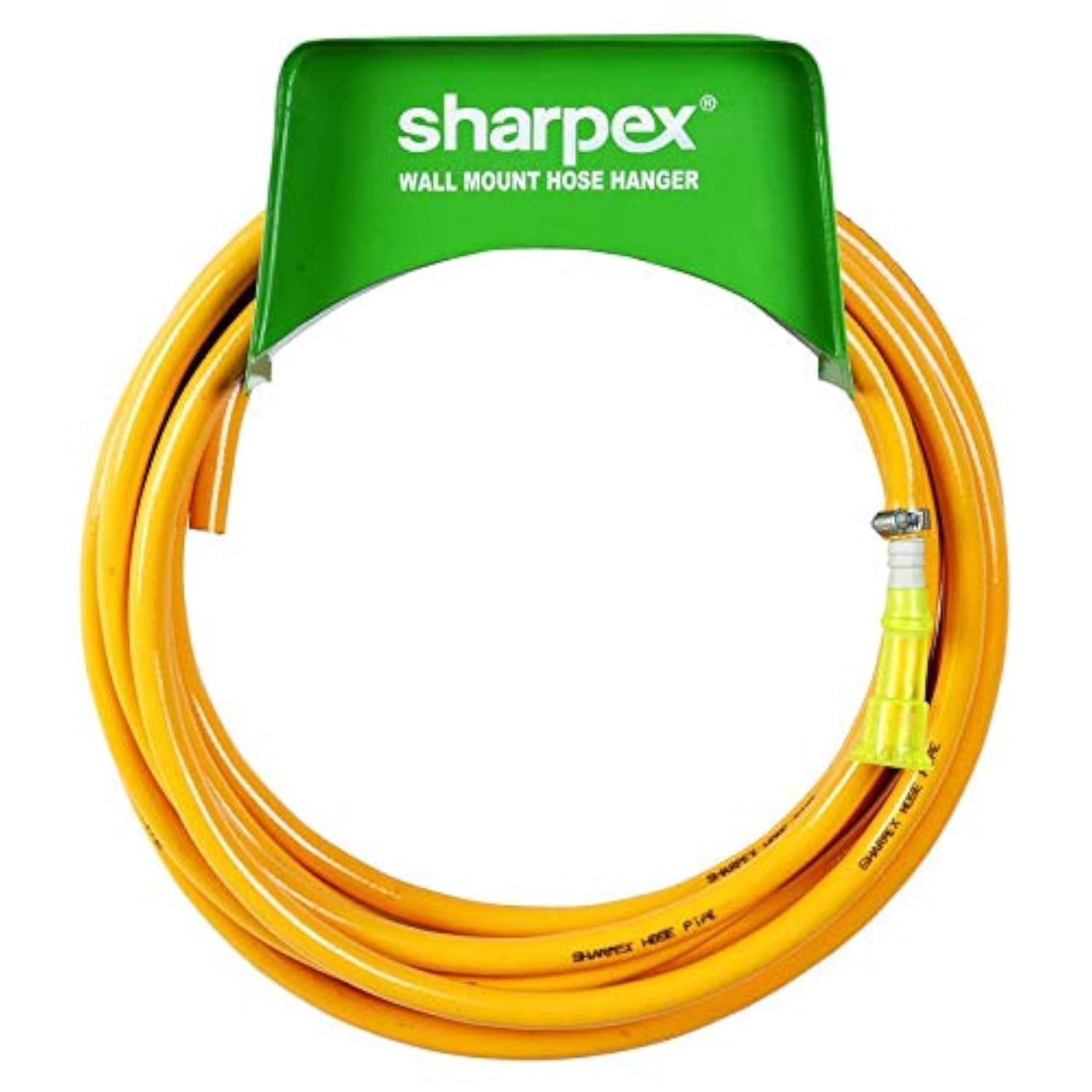 Sharpex Combo Of Hose Hanger And Hose Pipe For Garden, Car Bike Washing, Indoor Outdoor use, Hotel and Backyard - Heavy Duty Yellow Hose Water Pipe 30 Meter 0.5 Inch with Green Wall Mount Hose Hanger (B0823QG7ZD) Amazon Price History, Amazon Price Tracker