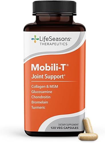 Life Seasons Mobili-T - Suplemento de apoyo articular - Reduce la inflamación y los dolores - Aumenta el rango de movimiento - Reconstruye tejido y