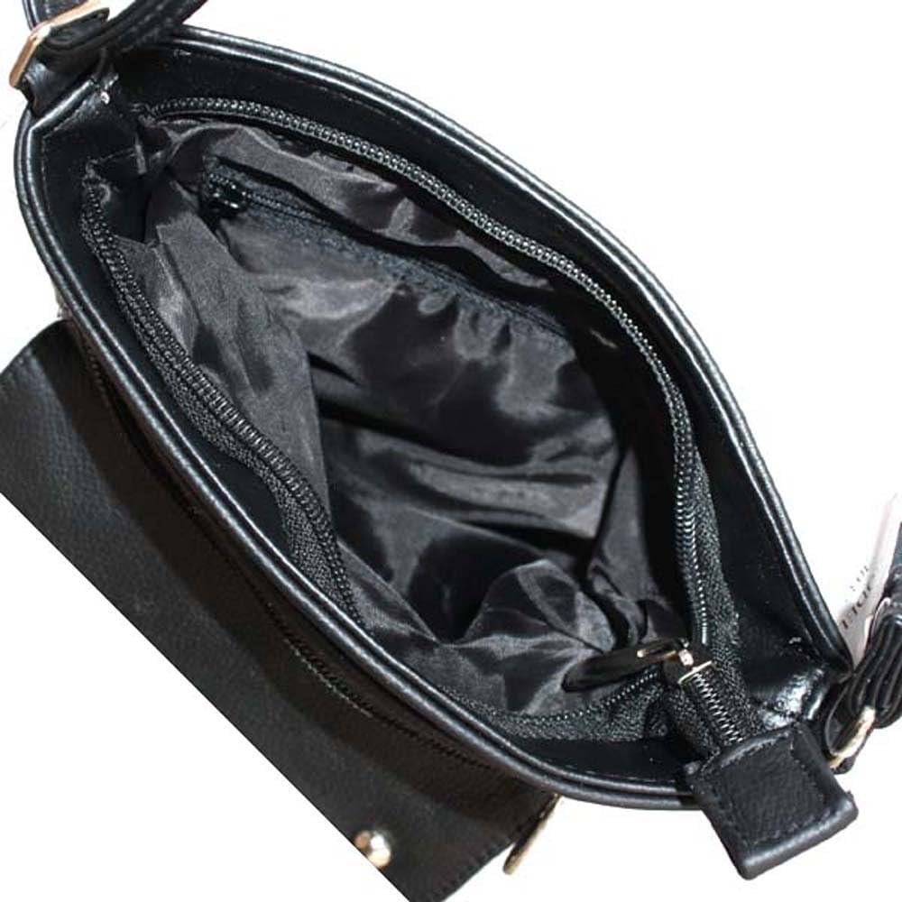 Silver Fever Women's Crossbody Handbag Leather Travel Ladies Phone Bag Genuine Cowhide Purse