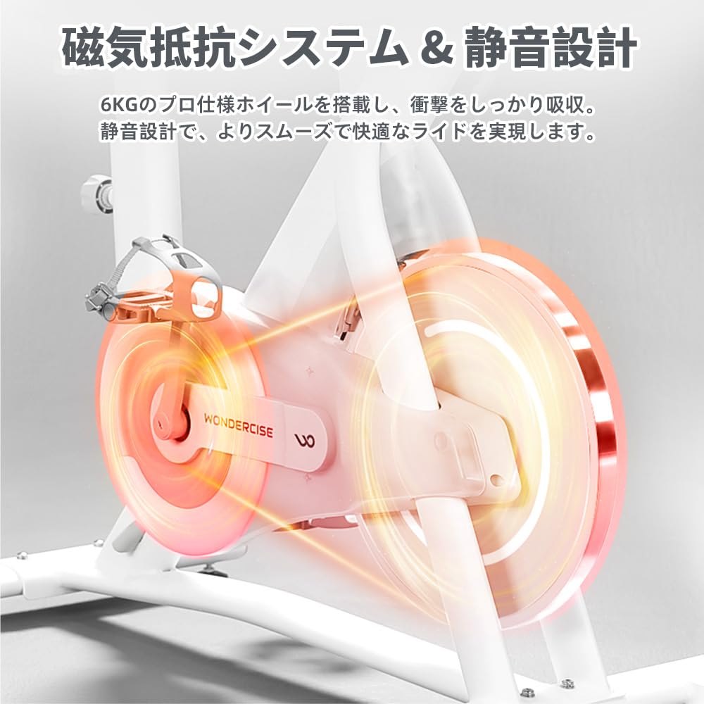 Amazon.co.jp: 【公式】ワンダーコア フィットネスバイク エアロバイク